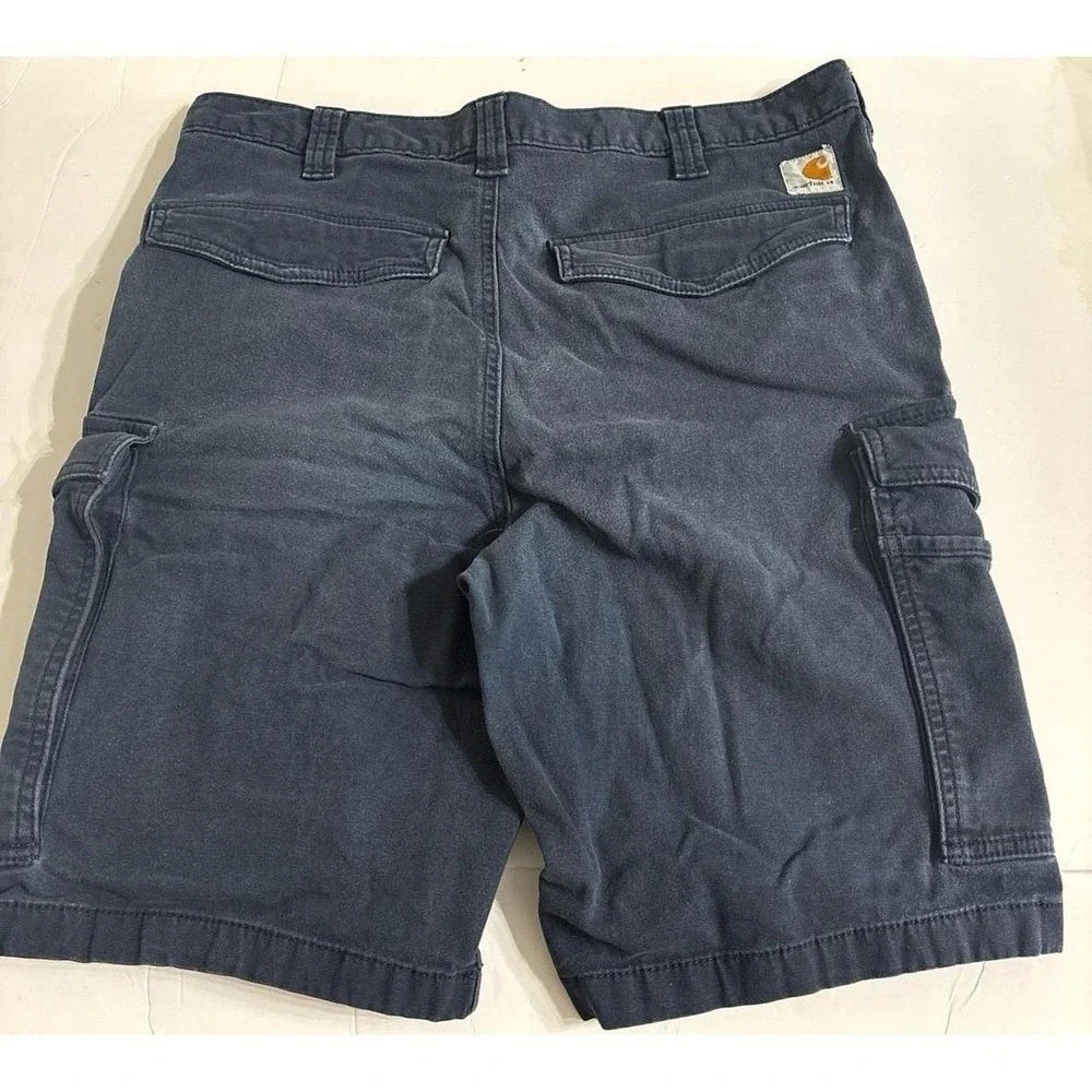 Carhartt Navy Cargo Relaxed Fit Shorts (Sz 34) Work wear